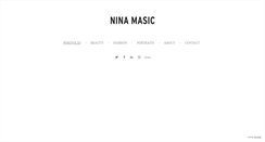 Desktop Screenshot of ninamasic.com