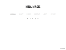 Tablet Screenshot of ninamasic.com